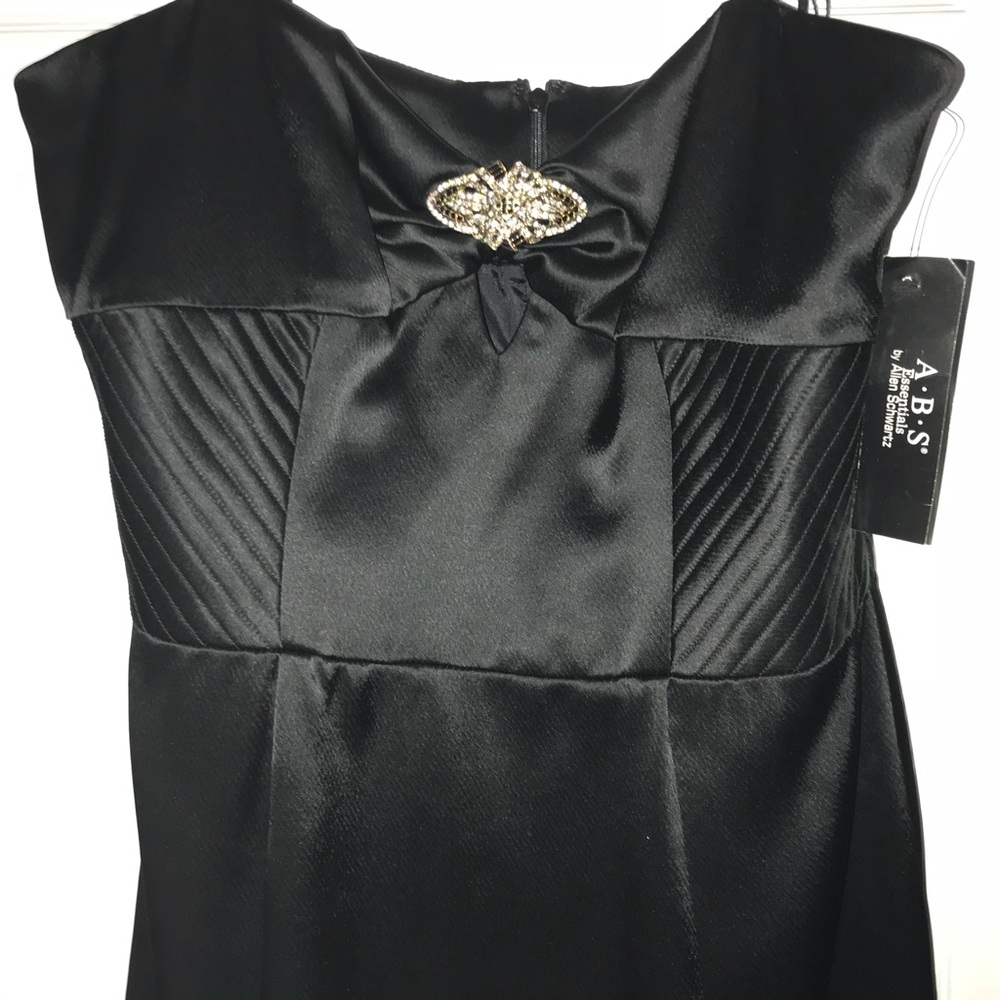 Smooth satin luxe corset bustier dress